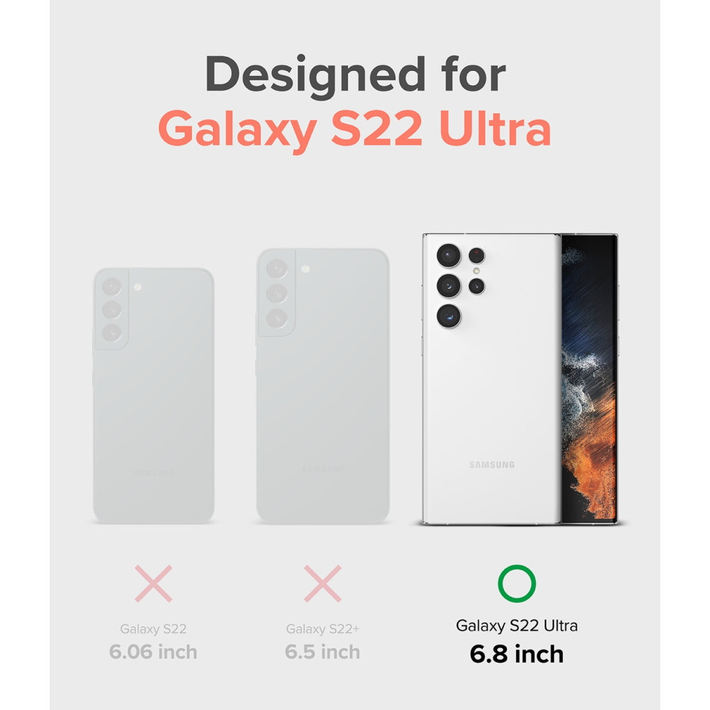 Ringke Fusion Design Armored - Ανθεκτική Σκληρή Θήκη με TPU Bumper - Samsung Galaxy S22 Ultra 5G - Floral (8809848204715)