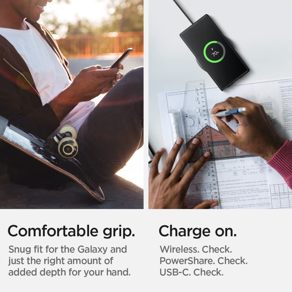 Spigen Optik Armor Θήκη με Κάλυμμα για την Κάμερα - Samsung Galaxy S22 Ultra 5G - Black (ACS04281)