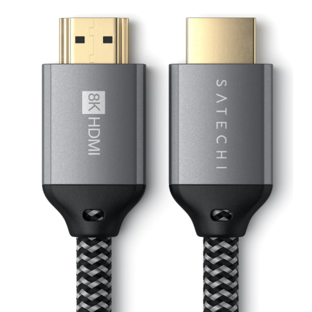 Satechi 8K Ultra High Speed HDMI - Καλώδιο HDMI 4K 120Hz (male) σε HDMI 8K 60Hz (male) - 200cm (ST-8KHC2MM)