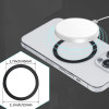 Tech - Protect MagMat Universal Magnetic Ring - Αυτοκόλλητος Μαγνητικός Δακτύλιος MagSafe - 2 Τεμάχια - Black / Silver (9589046921544)