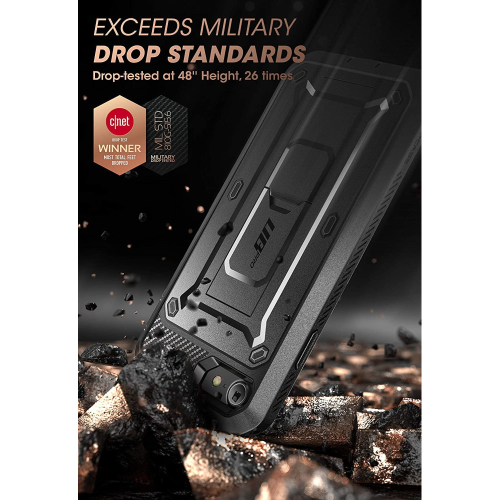 Supcase Ανθεκτική Θήκη Unicorn Beetle Pro - Apple iPhone SE 2022 / 2020 / 8 / 7 - Black (843439117402)