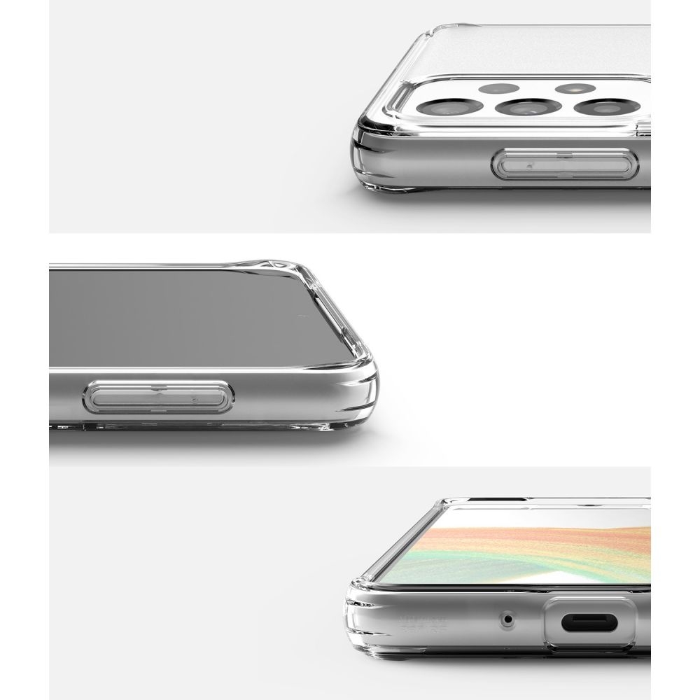Ringke Fusion Σκληρή Θήκη με TPU Bumper - Samsung Galaxy A33 5G - Matte Clear (8809848208690)
