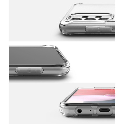 Ringke Fusion Σκληρή Θήκη με TPU Bumper - Samsung Galaxy A13 4G - Matte Clear (8809848208577)