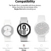 Ringke Θήκη Slim Case - Samsung Galaxy Watch 4 44mm - Clear / Black - 2 Τεμάχια (8809818847829)