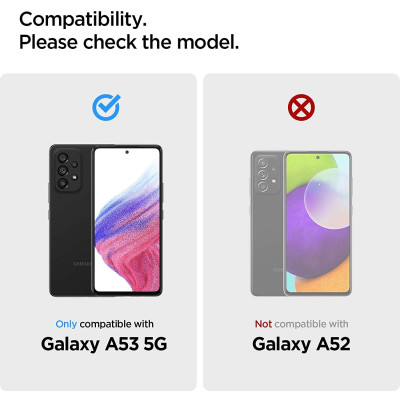 Spigen GLAS.tR ALIGNmaster - Αντιχαρακτικό Γυάλινο Tempered Glass Samsung Galaxy A53 5G - Clear - 2 Τεμάχια (AGL04306)