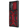 Nillkin Adventurer Armored Σκληρή Ανθεκτική Θήκη με Κάλυμμα για την Κάμερα - Samsung Galaxy S22 Ultra 5G - Red (6902048235601)