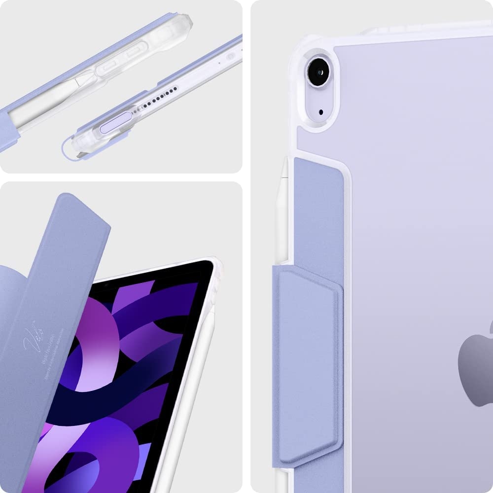 Spigen Ultra Hybrid Pro Θήκη Apple iPad Air 6 2024 11" / Air 5 2022 10.9" / Air 4 2020 10.9" με Υποδοχή Apple Pencil - Lavender (ACS04567)