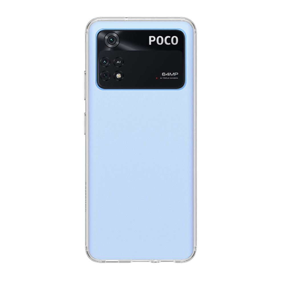 Vivid Σετ Διάφανη Θήκη Σιλικόνης & Tempered Glass - Xiaomi Poco M4 Pro 4G - Transparent (VIGELLY244GLASSTN)