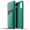 MUJJO Full Leather Wallet Case - Δερμάτινη Θήκη-Πορτοφόλι Apple iPhone 11 Pro - Alpine Green (MUJJO-CL-002-GR)