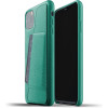 MUJJO Full Leather Wallet Case - Δερμάτινη Θήκη-Πορτοφόλι Apple iPhone 11 Pro Max - Alpine Green (MUJJO-CL-004-GR)
