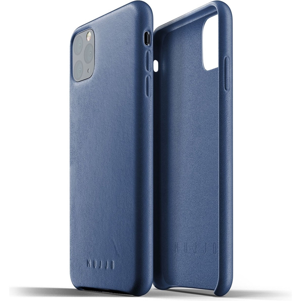 MUJJO Full Leather Case - Δερμάτινη Θήκη Apple iPhone 11 Pro Max - Blue (MUJJO-CL-003-BL)
