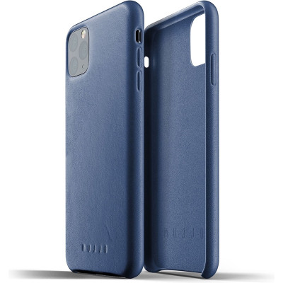 MUJJO Full Leather Case - Δερμάτινη Θήκη Apple iPhone 11 Pro Max - Blue (MUJJO-CL-003-BL)