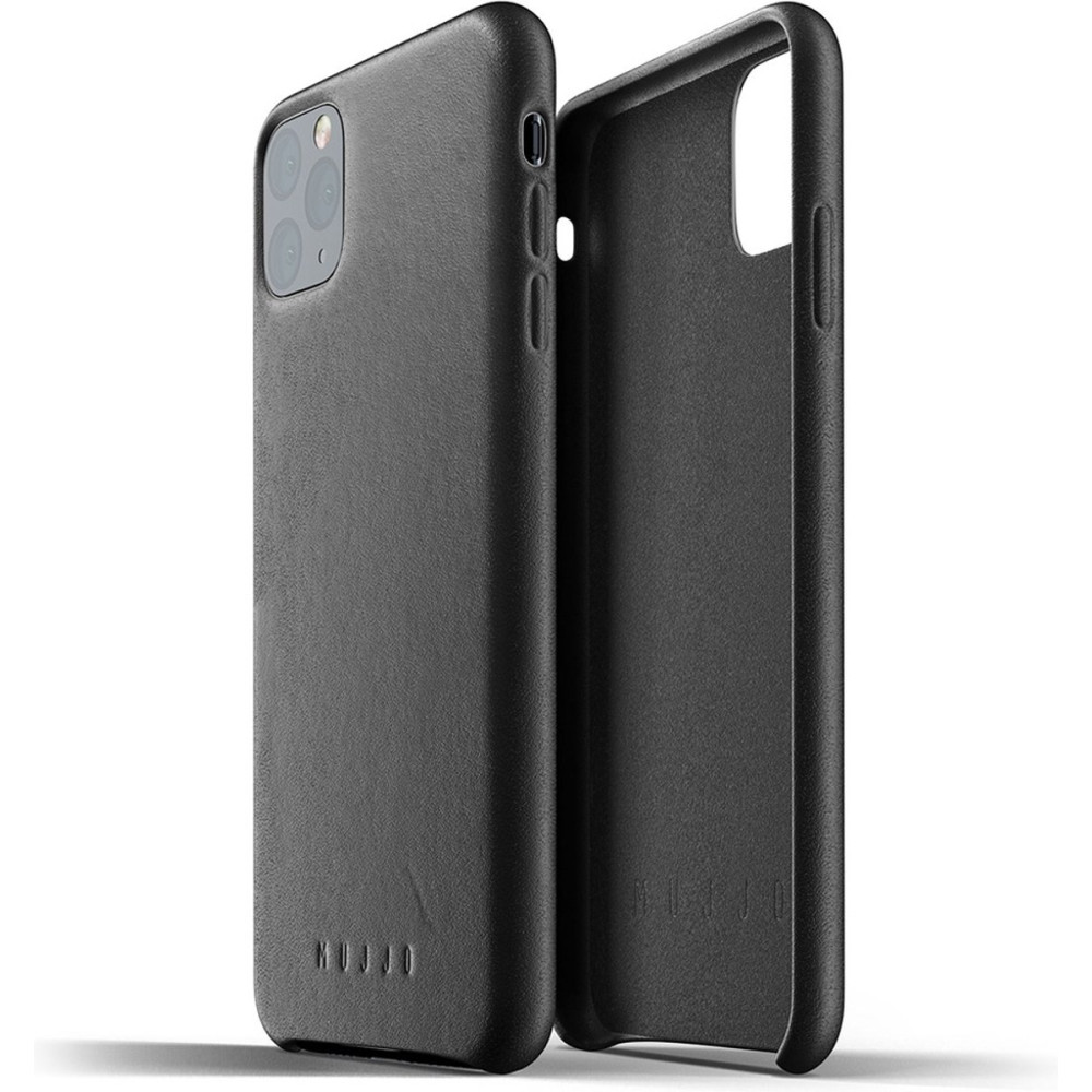 MUJJO Full Leather Case - Δερμάτινη Θήκη Apple iPhone 11 Pro Max - Black (MUJJO-CL-003-BK)