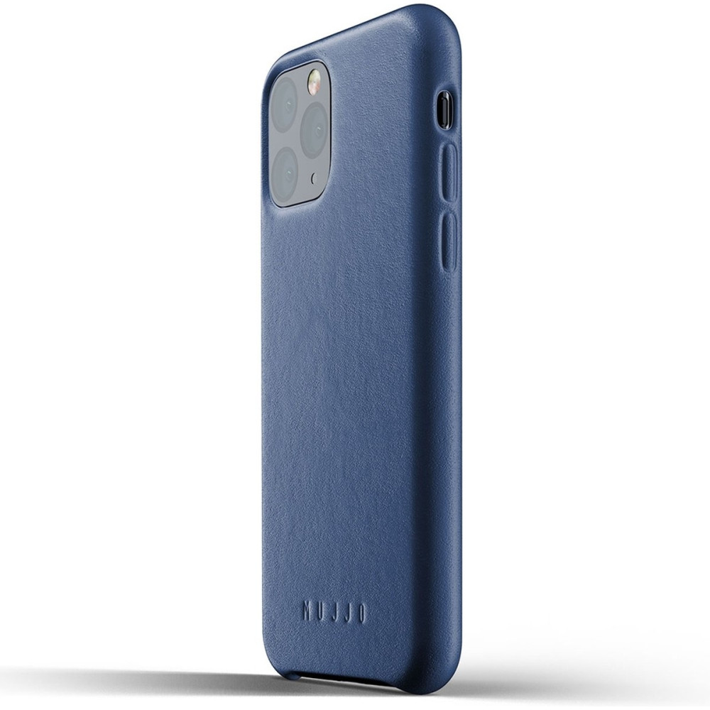 MUJJO Full Leather Case - Δερμάτινη Θήκη Apple iPhone 11 Pro - Blue (MUJJO-CL-001-BL)