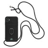 Bodycell Multifunction - Ανθεκτική Θήκη Apple iPhone 11 με Λουράκι Λαιμού / Κάλυμμα Κάμερας / Ring Holder / Υποδοχή Κάρτας - Black (5206015003097)