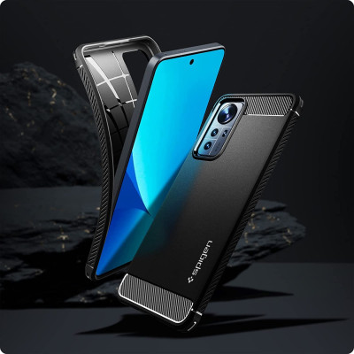 Spigen Θήκη Rugged Armor Xiaomi 12 Lite - Matte Black (ACS04556)