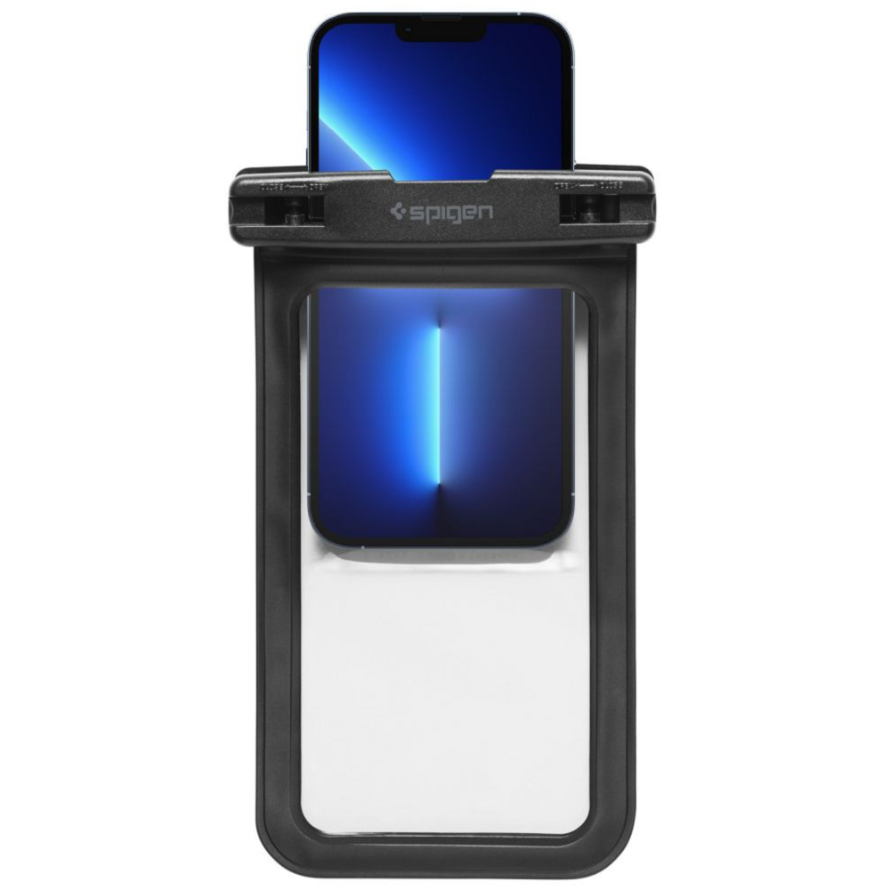 Spigen A601 Universal Waterproof - Αδιάβροχη Θήκη για Κινητά έως 6.8'' - IPX8 - Black - 2 Τεμάχια (AMP04523)