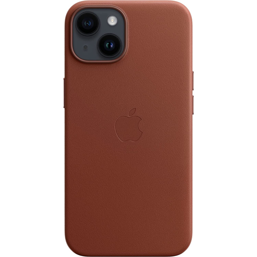 Official Apple Leather Case - Δερμάτινη Θήκη με MagSafe Apple iPhone 14 - Umber (MPP73ZM/A)