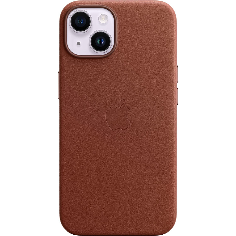 Official Apple Leather Case - Δερμάτινη Θήκη με MagSafe Apple iPhone 14 - Umber (MPP73ZM/A)