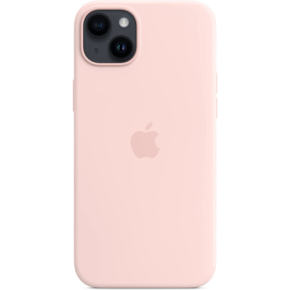 Official Apple Θήκη Σιλικόνης με MagSafe Apple iPhone 14 Plus - Chalk Pink (MPT73ZM/A)