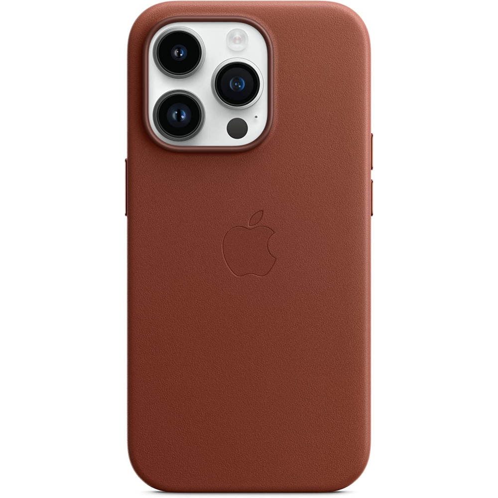 Official Apple Leather Case - Δερμάτινη Θήκη με MagSafe Apple iPhone 14 Pro - Umber (MPPK3ZM/A)