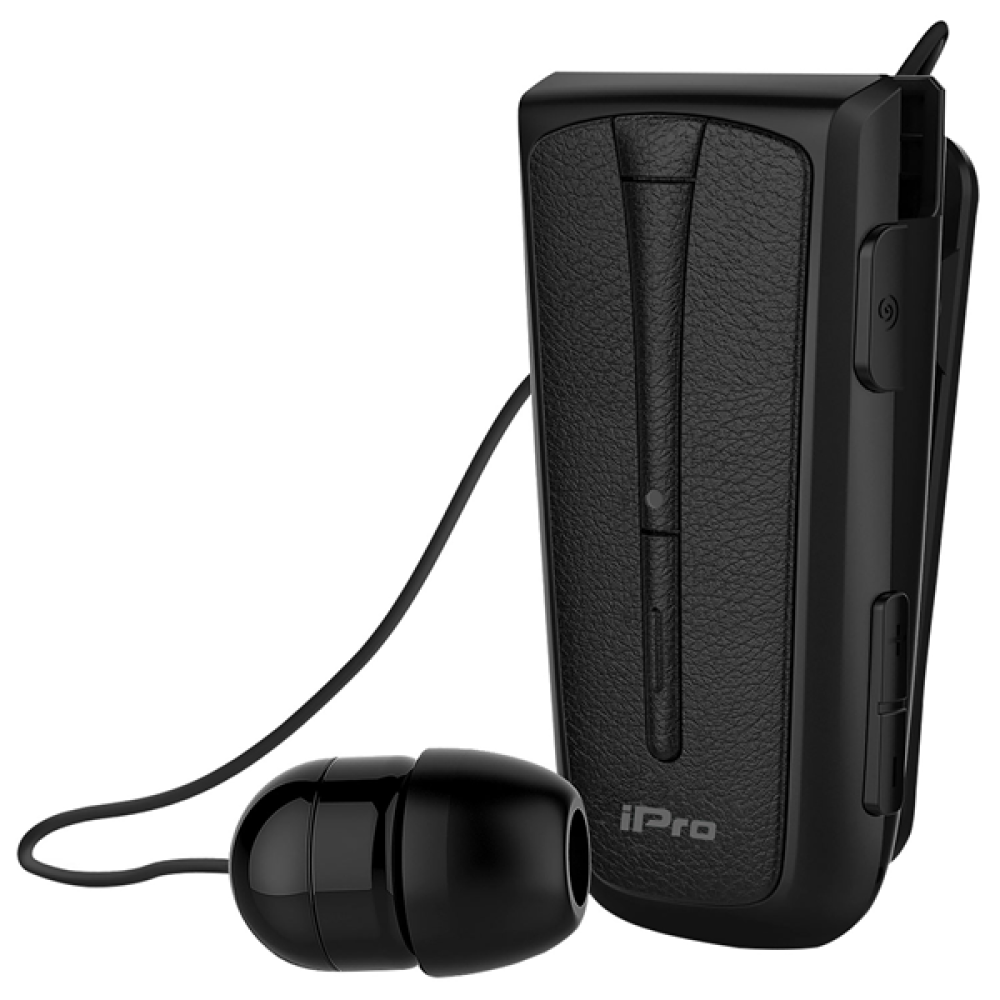 iPro Bluetooth Headset RH219s - Μονό Ασύρματο Bluetooth Ακουστικό MultiPoint με Δεύτερο Αποσπώμενο Ακουστικό - Black (RH219SBL)