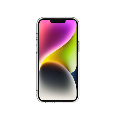 Vivid Σετ Διάφανη Θήκη Σιλικόνης & Full Face Tempered Glass - Apple iPhone 14 Plus - Transparent / Black (VIGELLY295GLASSBK)