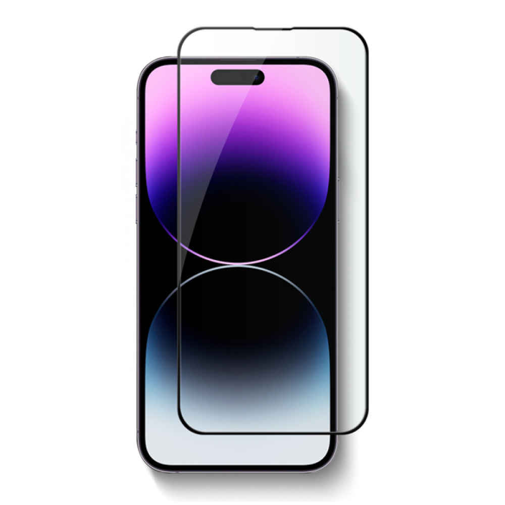 Vivid Σετ Διάφανη Θήκη Σιλικόνης & Full Face Tempered Glass - Apple iPhone 14 Plus - Transparent / Black (VIGELLY295GLASSBK)