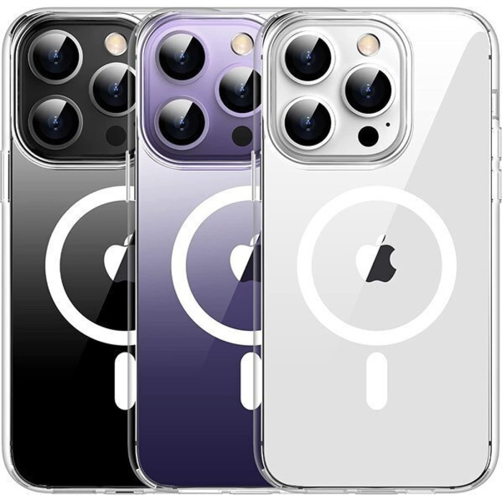 Vivid Acrylic Case Magsafe - Σκληρή Διάφανη Θήκη MagSafe - Apple iPhone 14 Pro - Transparent (VIMAGACR297TN)
