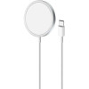 Puro Type-C Μαγνητικό Καλώδιο Φόρτισης MagSafe - 15W - 100cm - White (CUSBCMAG1-WHI)