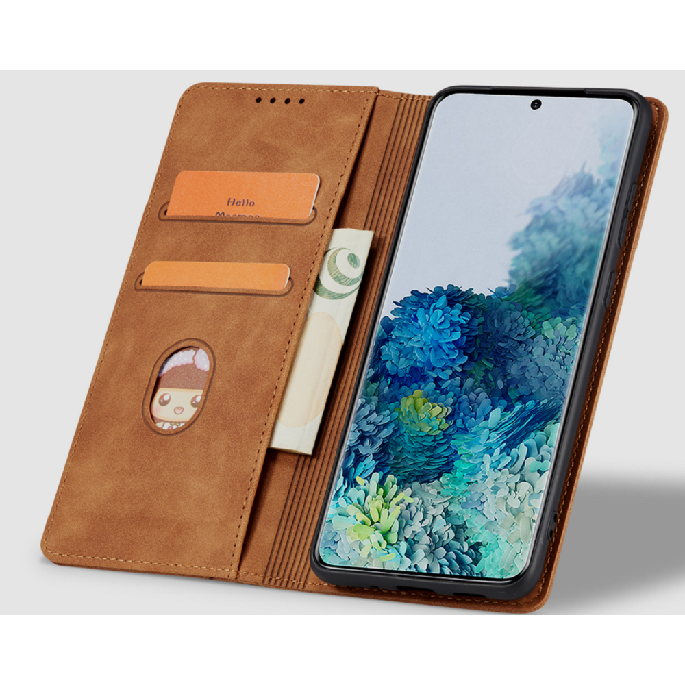 Bodycell Θήκη - Πορτοφόλι Apple iPhone 14 - Brown (5206015013966)