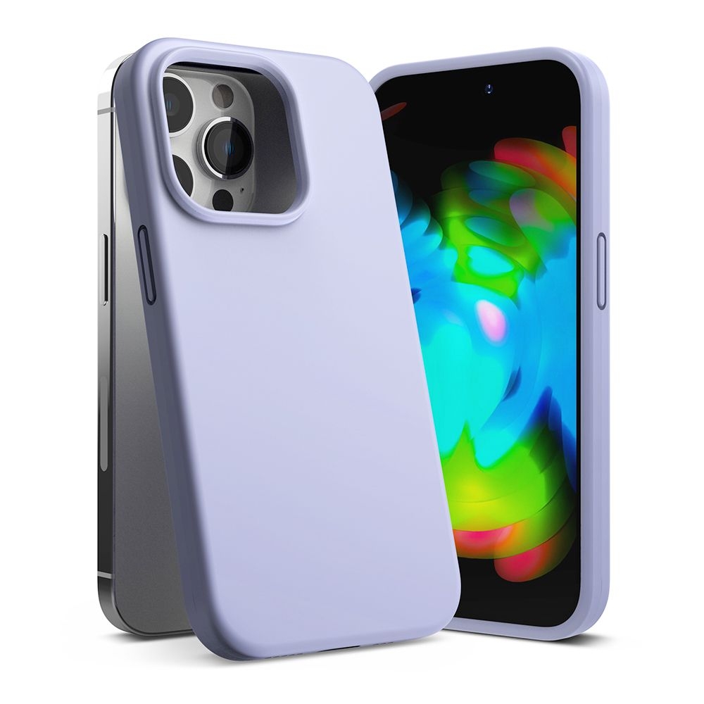 Ringke Silicone - Ανθεκτική Θήκη Σιλικόνης - Apple iPhone 14 Pro Max - Lavender (8809881262529)