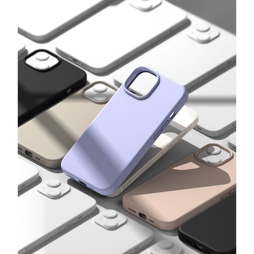 Ringke Silicone - Ανθεκτική Θήκη Σιλικόνης - Apple iPhone 14 - Lavender (8809881264103)