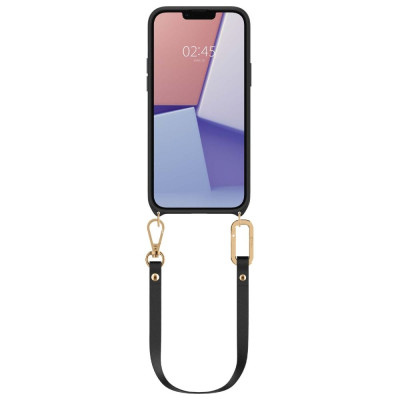 Spigen Cyrill Classic Charm Mag - Θήκη MagSafe με Ρυθμιζόμενο Λουράκι Λαιμού / Χειρός Apple iPhone 15 Plus / 14 Plus - Black (ACS04948)