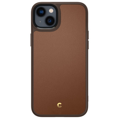 Spigen Cyrill Kajuk Mag Θήκη MagSafe με Λουράκι Χειρός - Apple iPhone 15 Plus / 14 Plus - Saddle Brown (ACS04947)