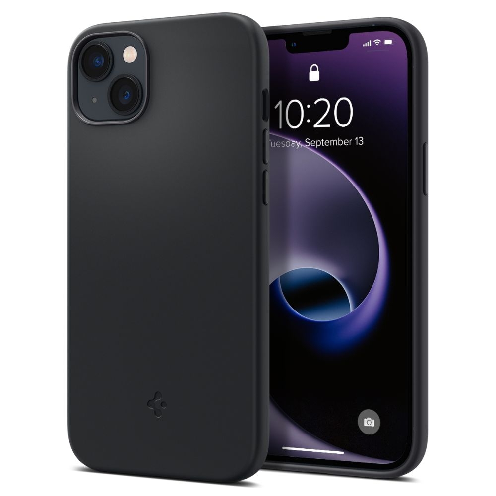 Spigen Silicone Fit MagFit - MagSafe Θήκη Σιλικόνης Apple iPhone 15 Plus / 14 Plus - Black (ACS04920)