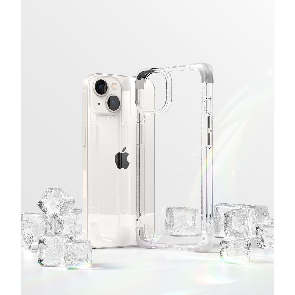 Ringke Fusion Bumper - Ανθεκτική Σκληρή Θήκη με Matte TPU Bumper - Apple iPhone 15 Plus / 14 Plus - Clear (8809881263564)