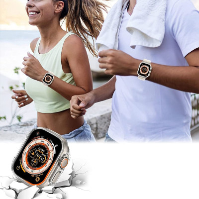 Tech-Protect Defence360 - Θήκη με Tempered Glass Apple Watch Ultra 3 / Ultra 2 / Ultra 1 49mm - Clear (9490713928325)