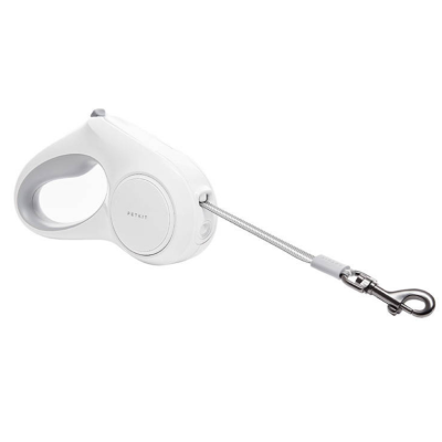 PetKit Go Free Max - Πτυσσόμενο Λουρί / Οδηγός Σκύλου - 4.5m - White / Grey (6973293803495)
