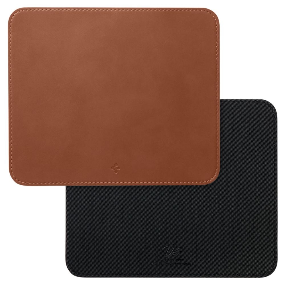 Spigen LD301 Velo - Premium Vegan Leather Mouse Pad - Brown (APP04761)