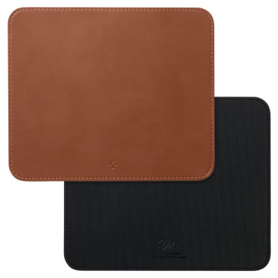 Spigen LD301 Velo - Premium Vegan Leather Mouse Pad - Brown (APP04761)
