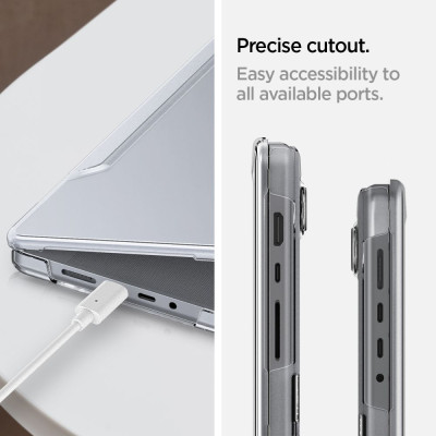 Spigen Διάφανη Θήκη Thin Fit - Apple MacBook Pro 14" 2023 / 2021 - Crystal Clear (ACS04212)