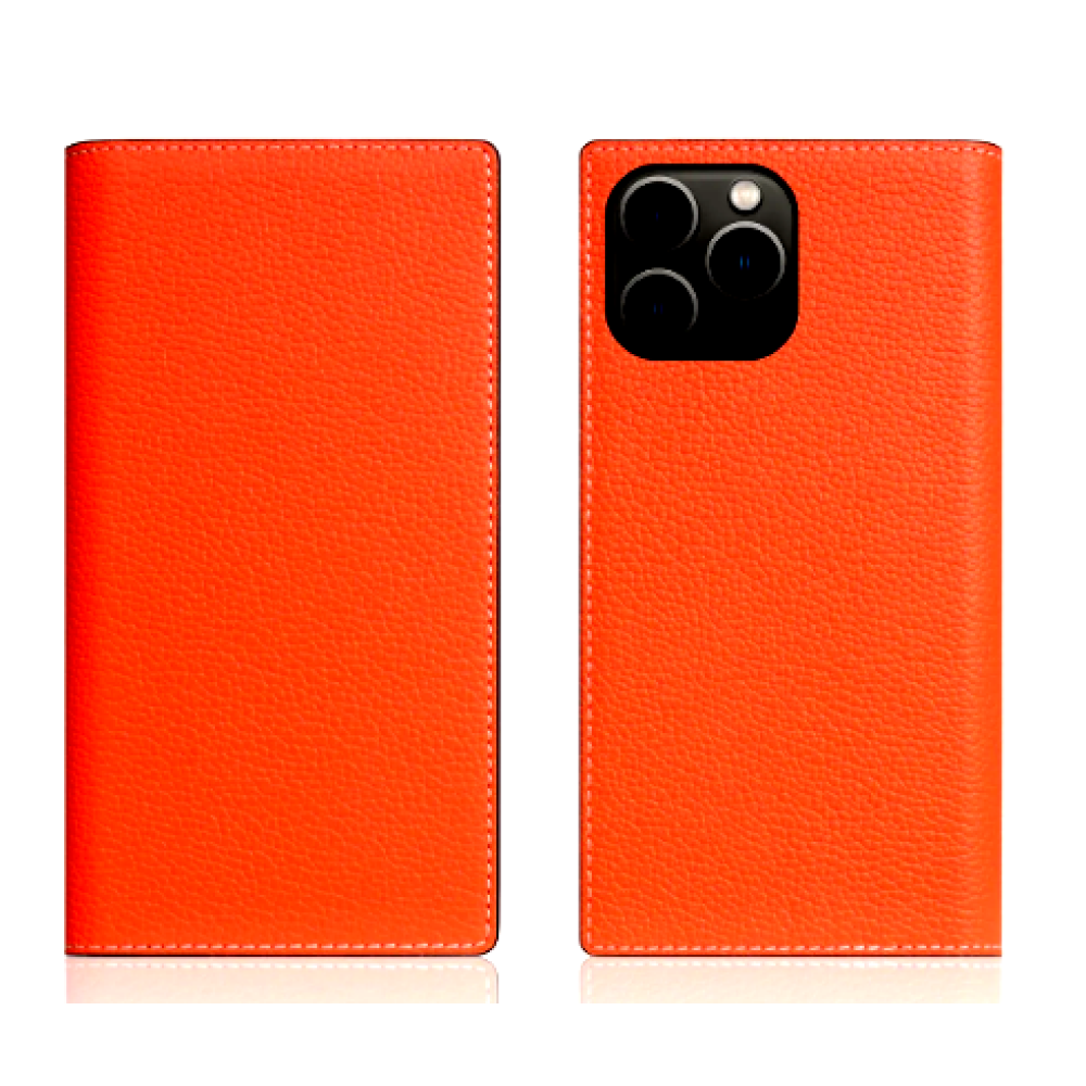 SLG Design D8 Neon Full Grain Leather - Δερμάτινη Θήκη - Πορτοφόλι Flip Apple iPhone 14 Pro Max - Coral (SD-D8N-DC-IP14PM-CR)