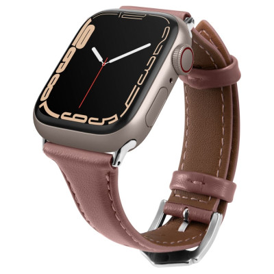 Spigen Cyrill Kajuk - Δερμάτινο Λουράκι Apple Watch SE/11/10/9/8/7/6/5/4 (42/41/40mm) - Rose (AMP05443)