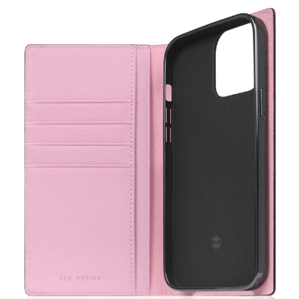 SLG Design D9 France Chevere Sully Leather - Δερμάτινη Θήκη - Πορτοφόλι Flip Apple iPhone 14 Pro - Barapapa (SD-D9C-DC-IP14P-BP)