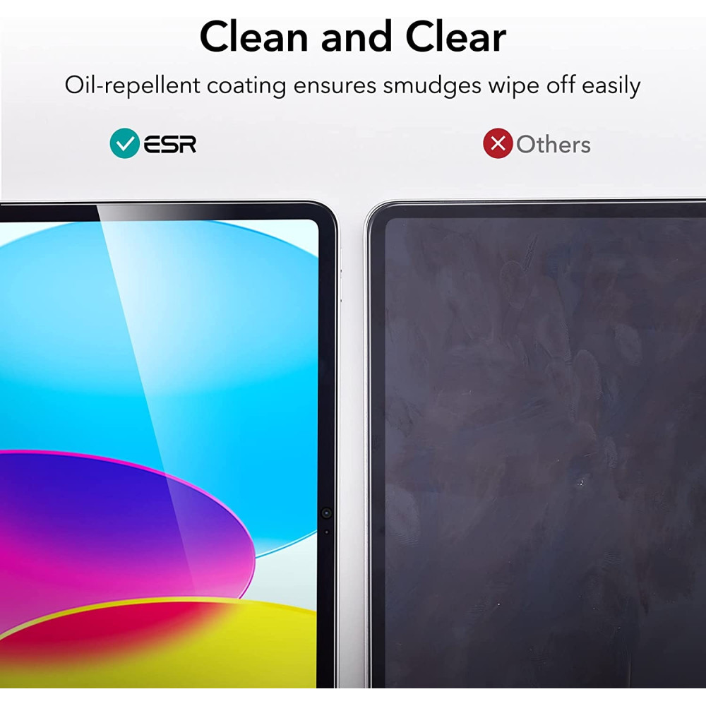 ESR Tempered Glass - Αντιχαρακτικό Προστατευτικό Γυαλί Οθόνης - Apple iPad (A16) 11th Gen. 2025 11" / 10th Gen. 2022 10.9" - 2 Τεμάχια - Clear (4894240171592)