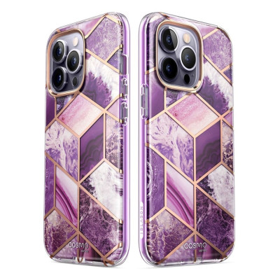 Supcase i-Blason Ανθεκτική Θήκη Cosmo Apple iPhone 14 Pro Max - Marble Purple (843439119758)