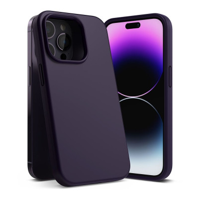Ringke Silicone - Ανθεκτική Θήκη Σιλικόνης - Apple iPhone 14 Pro - Deep Purple (8809881268040)