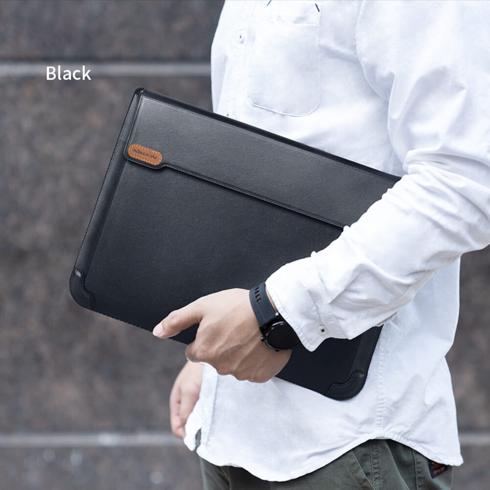 Nillkin 3 in 1 Versatile Laptop Sleeve Horizontal Design - Θήκη για MacBook / Laptop έως 16" με Λειτουργία Βάσης και Στήριγμα Καρπού - Black (‎6902048224001)