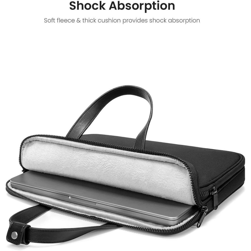 Tomtoc The Her H22 Lady Premium Shoulder Bag - Θήκη / Τσάντα Μεταφοράς για Laptοp έως 14" - Black (H22C1D1)